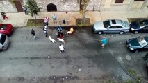 Deux pitbulls hors de contrôle attaquent un homme