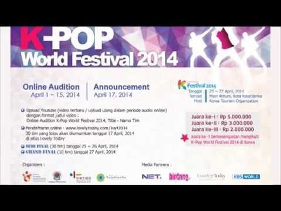 Kpop World Festival 2014 ​​​| Best Boy Band Super Junior Wanna be