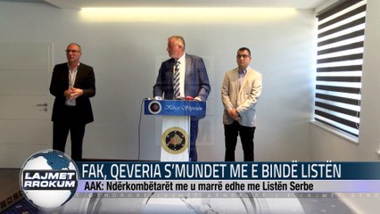 FAK, QEVERIA S’MUNDET ME E BINDË LISTËN