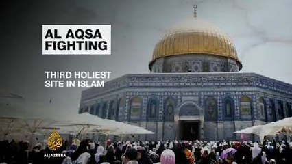 Who provoked the clashes at Al-Aqsa?
