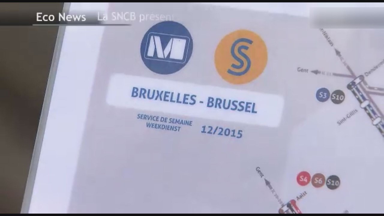La SNCB dévoile son offre suburbaine à Bruxelles