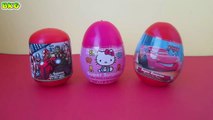 Marvel Avengers Disney Cars Spiderman Hello Kitty Surprise Eggs Surprise Eggs | Best Kid Games