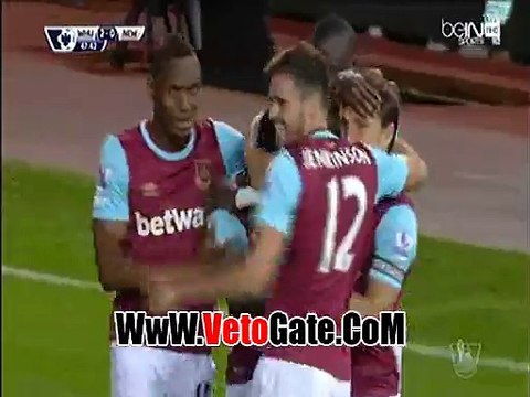 ديميتري يتقدم بالهدف الثانى وست هام فى مرمى نيوكاسل