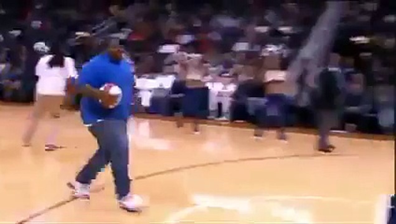 Fat Man Dunk FAIL
