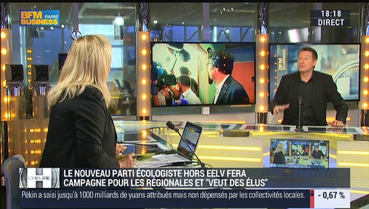 Yannick Jadot, député européen Europe-Écologie - Les Verts (EELV) - 14/09