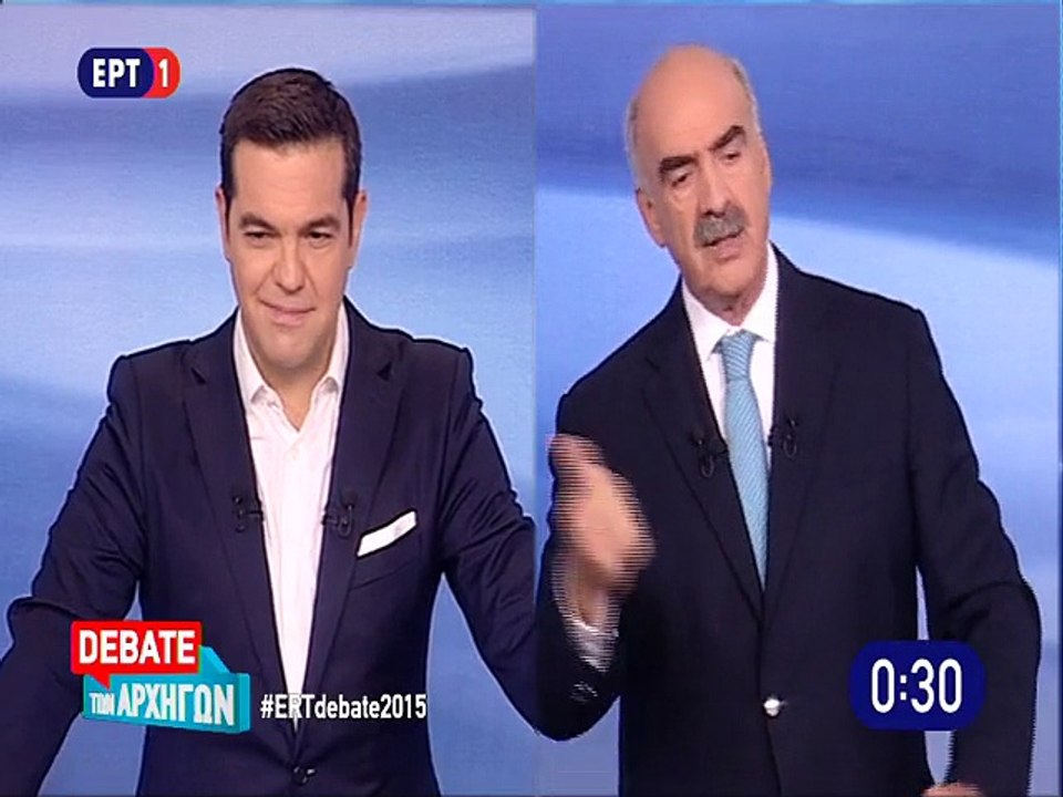 Debate Τσίπρα - Μεϊμαράκη / σκηνοθέτης