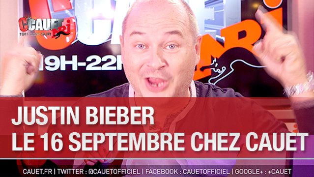 Justin Bieber le 16 septembre chez Cauet - C'Cauet sur NRJ
