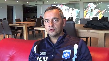 Grand format Jean-Luc Vannuchi entraîneur de l'AJ Auxerroise