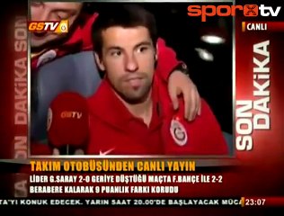 Derbi sonrası Galatasaray takım otobüsünden... BÖLÜM II