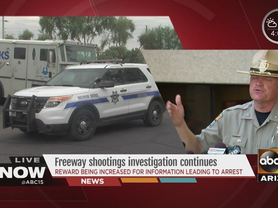 Freeway shooting: $50,000 reward offered