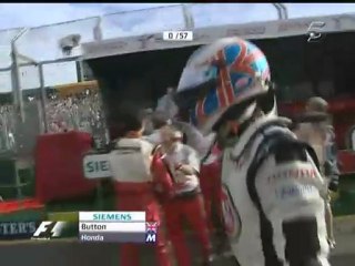 Quemazo del motor de Jenson Button Honda 2006