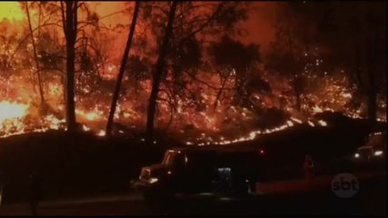 Incêndio florestal deixa Califórnia em estado de emergência