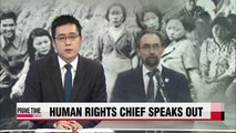 UN human rights chief stands by WWII sex slavery victims