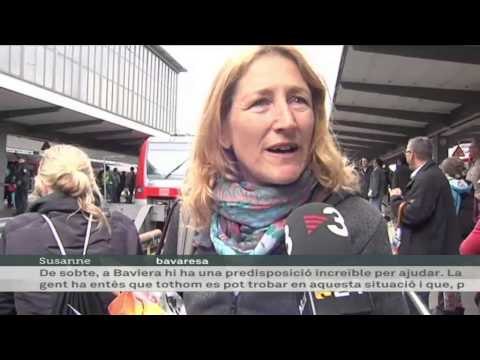 TV3 - Telenotícies migdia - Munic: continuen arribant refugiats