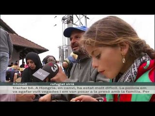 TV3 - Telenotícies vespre - Els refugiats arriben a Àustria