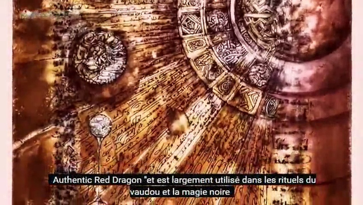 les cinqs anciens manuscrits de la magie noire, des sorts et l'astrologie qui sont venus à nos jours