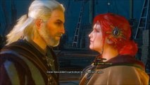 The witcher Wild hunt, parte 129, Ayudando a Triss, Ligando con Triss, Final con Triss