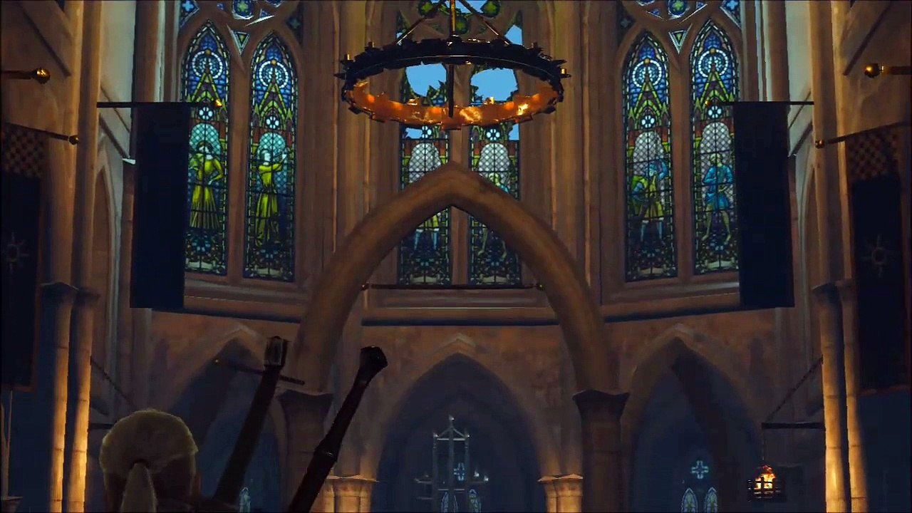 The witcher Wild hunt, parte 128, Tres no son multitud, trio con Triss y Yennefer 2-2.