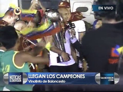 Llegaron a tierras venezolanas los campeones de América