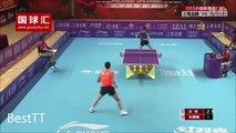 Chinese table tennis players play insane 42 shots Point! Most intense rally you'll ever see