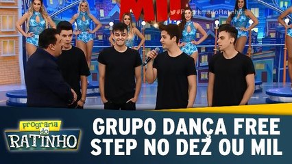 Grupo dança free step no Dez Ou Mil