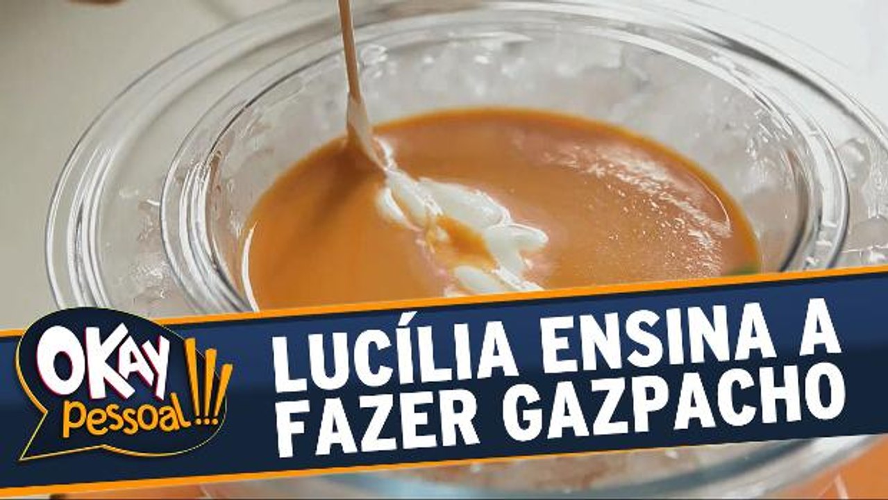 Lucília Diniz ensina a fazer um Gazpacho