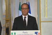 Hollande juge «nécessaires» des frappes aériennes en Syrie