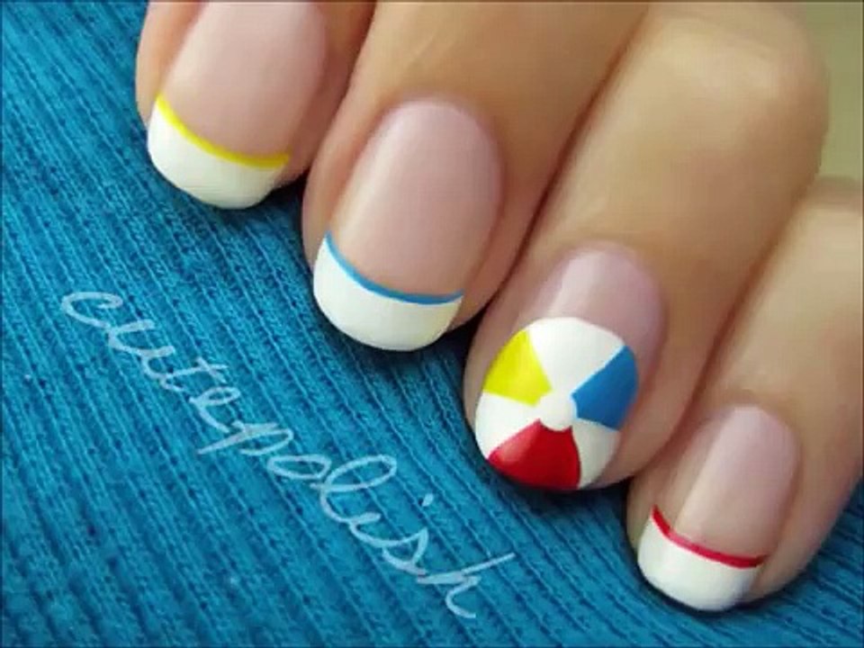 Beach Ball Nail Art video Dailymotion