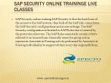 sap security online live training classes BY real time experts