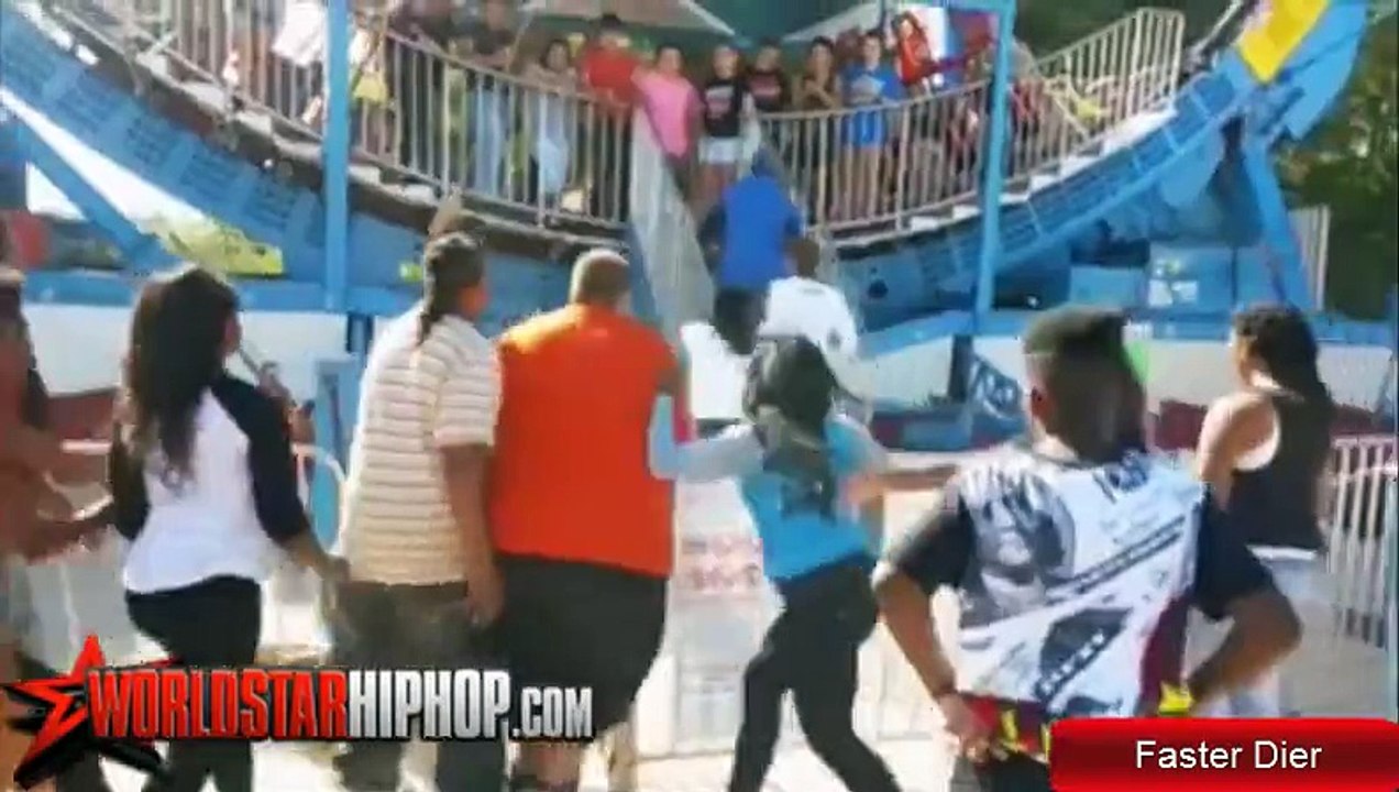 Pelea en la feria
