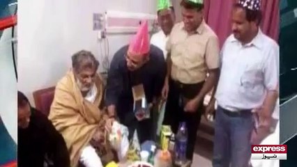 Rashid Godil birthday celebrated by MQM leaders