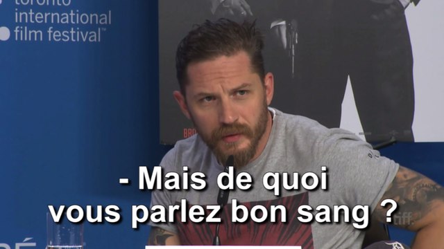 Tom Hardy rembarre un journaliste qui l'interroge sur sa sexualité