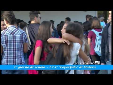 Primo giorno di scuola I.T.C. Loperfido di Matera