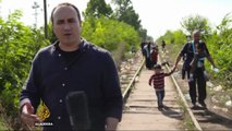 Refugees race against time on Hungary-Serbia border