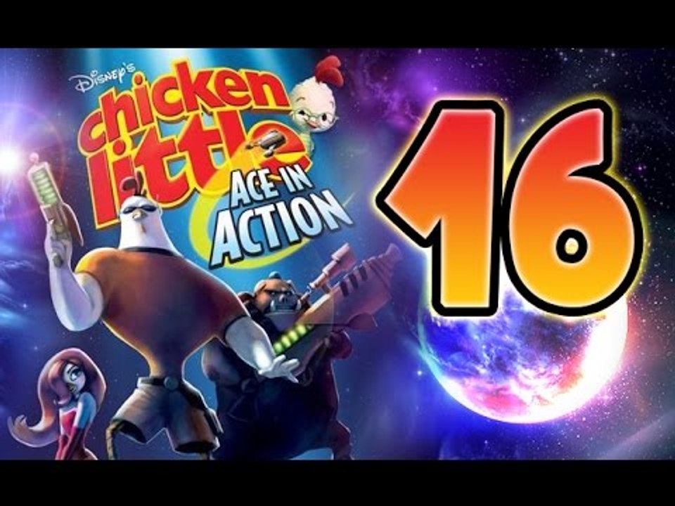 Chicken Little Ace in Action Walkthrough Part 16 (Wii, PS2) Mars Mission 4