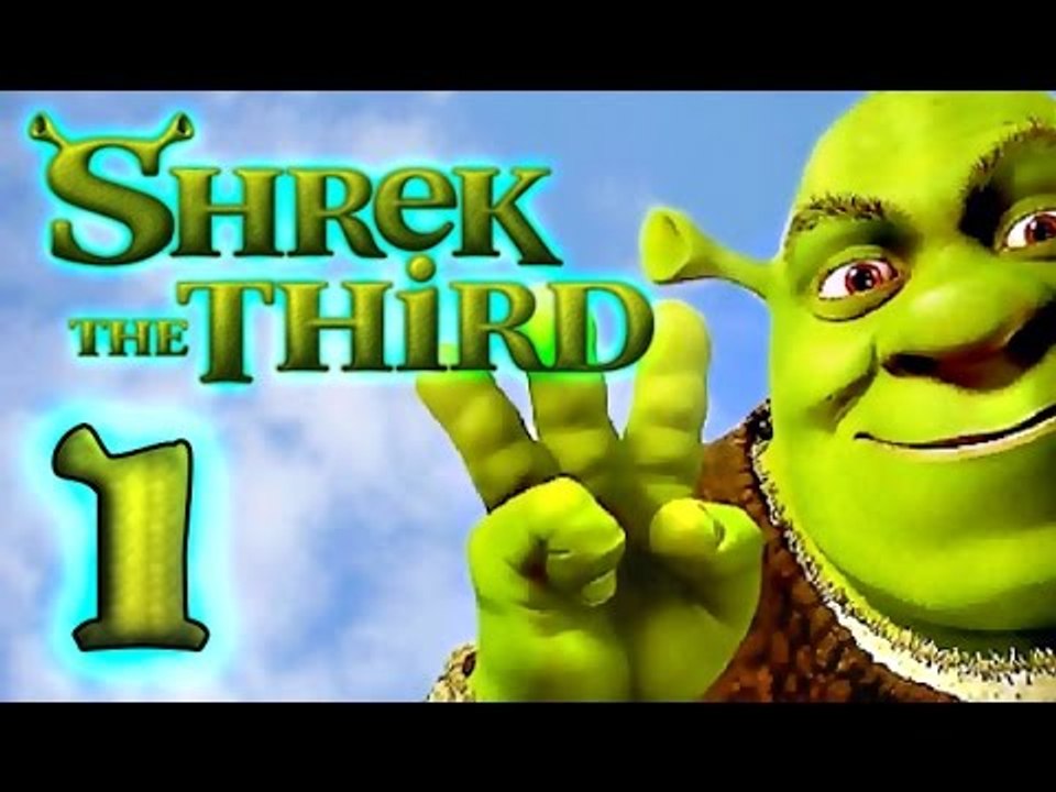 Shrek The Third Walkthrough Part 1 (PS2, PSP, Wii, PC) Intro + The Docks