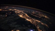 Luci delle città d’Europa viste dallo spazio