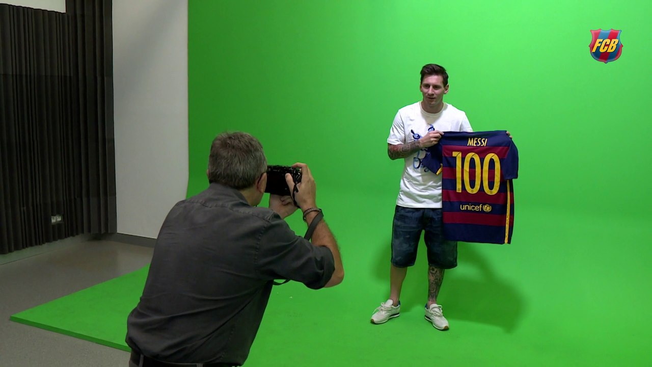 Sessió de fotos Mundo Deportivo: Messi, 100 partits a la Champions