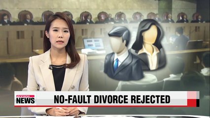 Korea's Supreme Court rules at-fault spouse still can't file for divorce