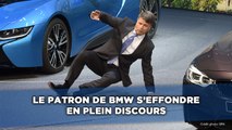 Le patron de BMW s'effondre en plein discours