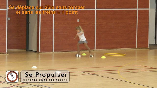 ARTISTIQUE - EFPA - ROULETTE DE BRONZE - EN PATINS - PATINEUR CORRIGE