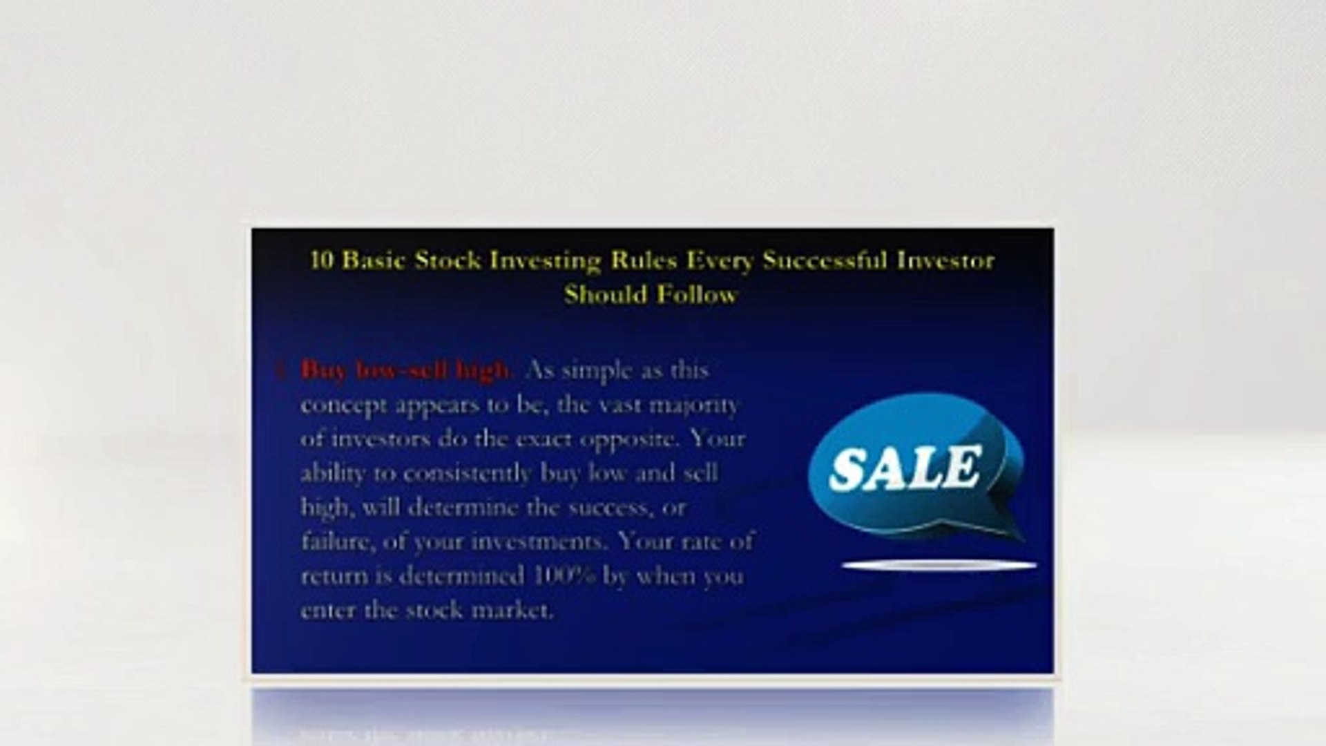 Stock Market