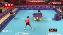 Léchange le plus intense de l'histoire du Ping-Pong.... 42 échanges entre Xu Xin et Zhu Linfeng
