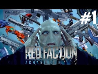 BALD GUY w/ BADASS GUN - Red Faction Armageddon Single Player Pt.1