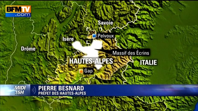 Préfet sur l'avalanche dans les Ecrins: Cinq personnes décédées, deux disparus et une blessée