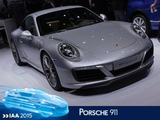 Porsche 911 restylée en direct du salon de Francfort 2015