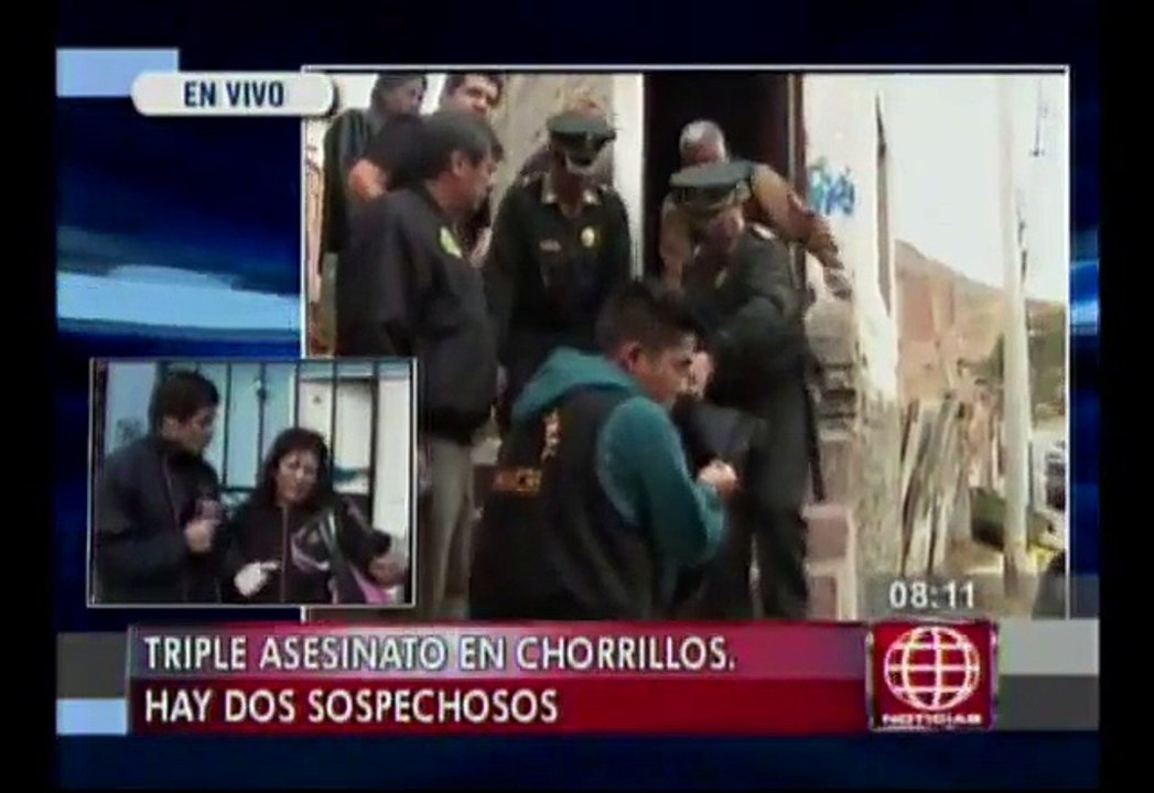 Chorrillos: Sujeto asesinó a su expareja con el arma de un policía [Video]