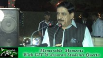SC Commander Address to Gawadar Institute of Technology Students Visit in Quetta 2014 - 1