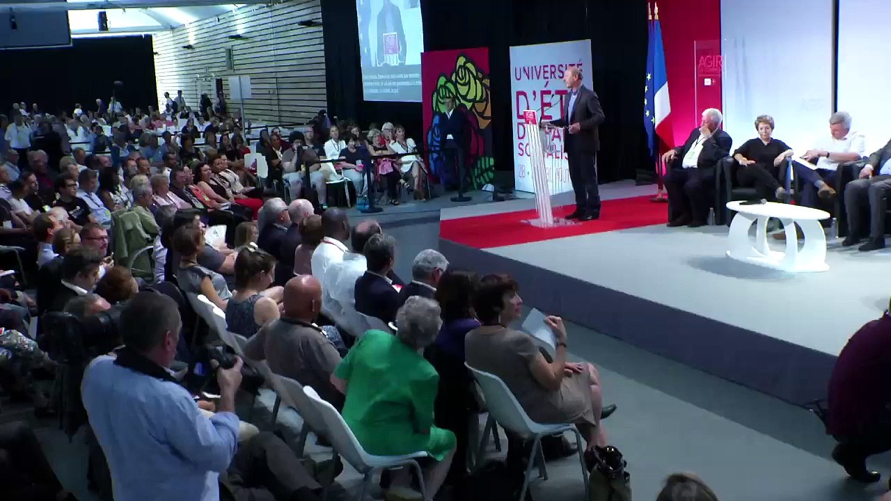 Bennahmias à la Tribune des Universités d'été du Parti Socialiste