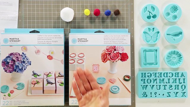 Hand Sculpting using Crafter's Clay from Martha Stewart Crafts